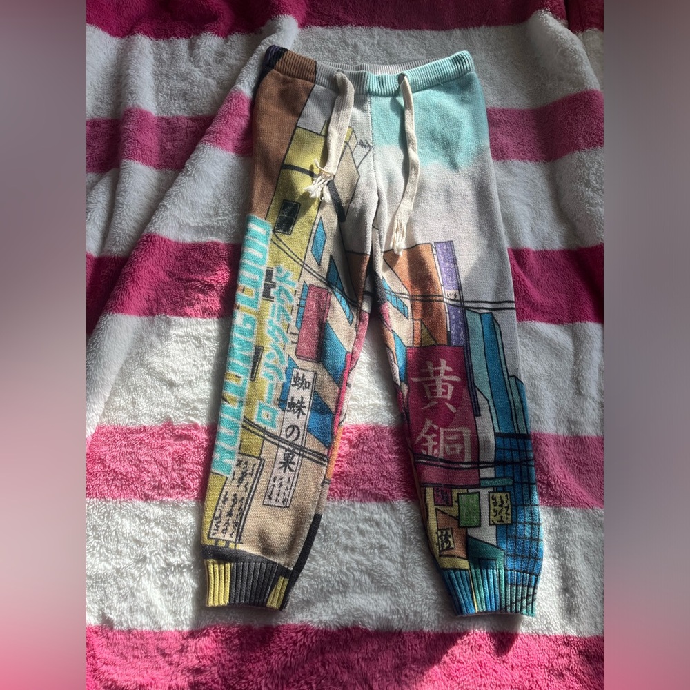 Colorful Graphic Jogger Pants